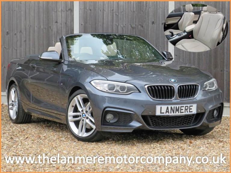 2017 BMW 2 Series 220i M Sport 2dr [Pro Nav] Step Auto * PRO NAV + OYSTER LEATHER * CONVERTIBLE P...