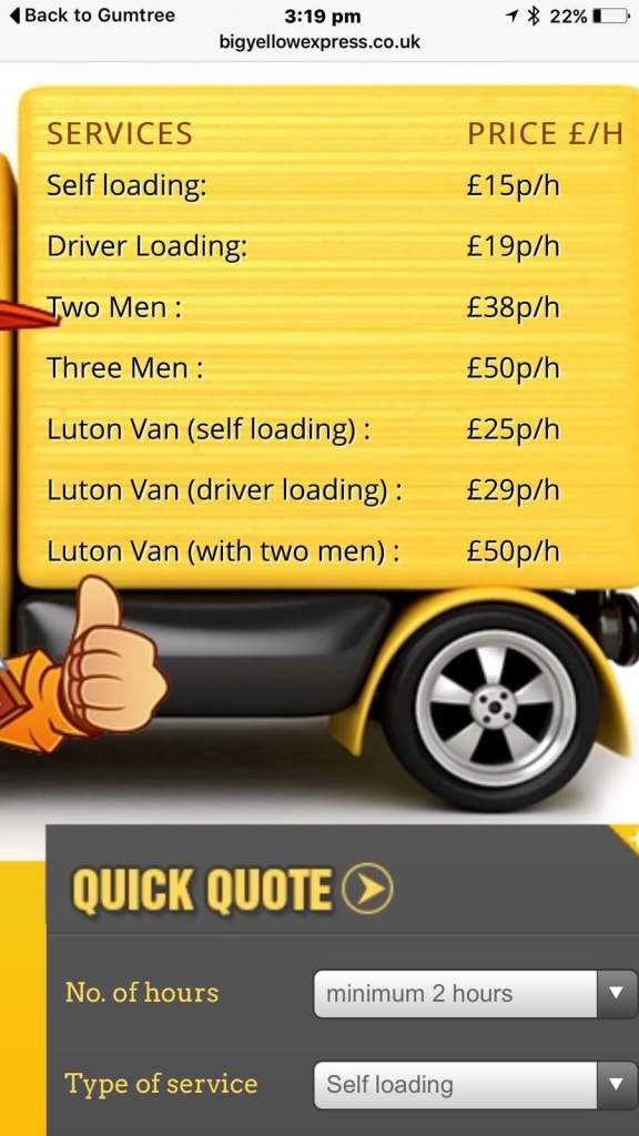 MAN AND VAN HOUSE REMOVAL TAIL LIFT OFFICE MOVE 24/7 CHEAP PRICE QUOTE