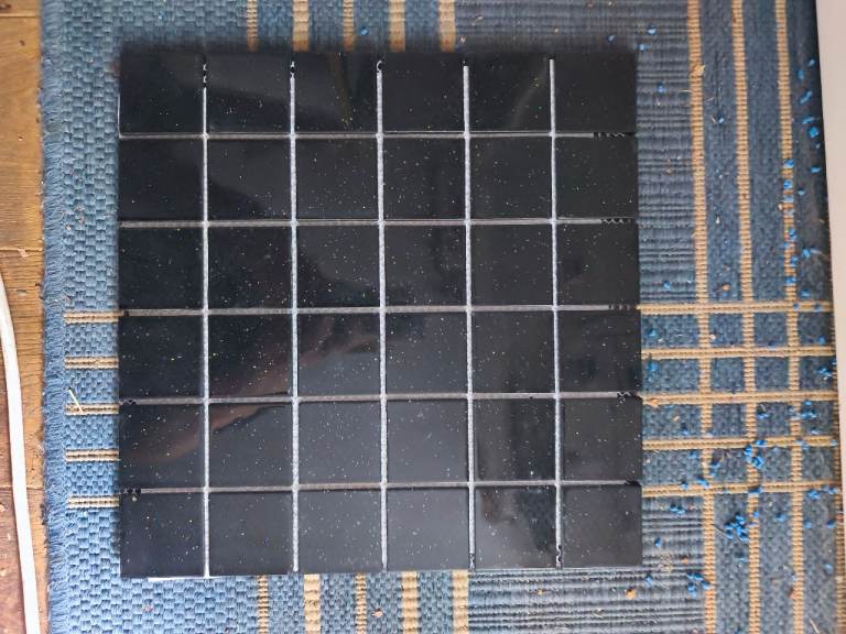 New Black Ceramic Mosaic Tiles – 30x30cm Sheet