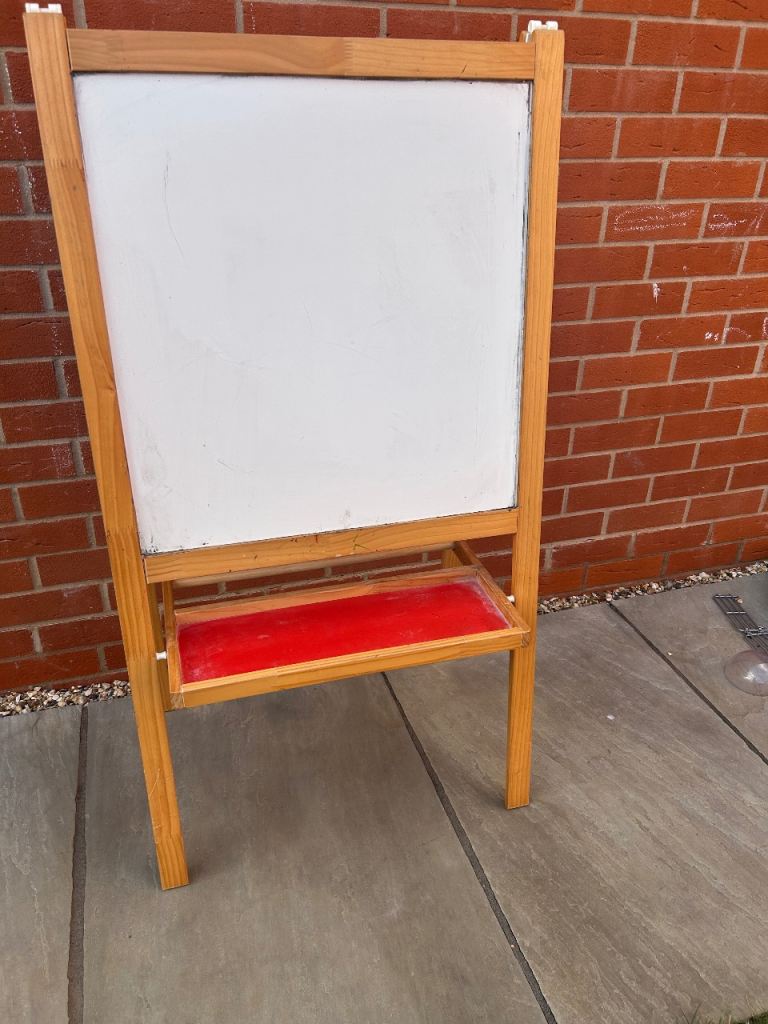 Kids IKEA art easel/whiteboard