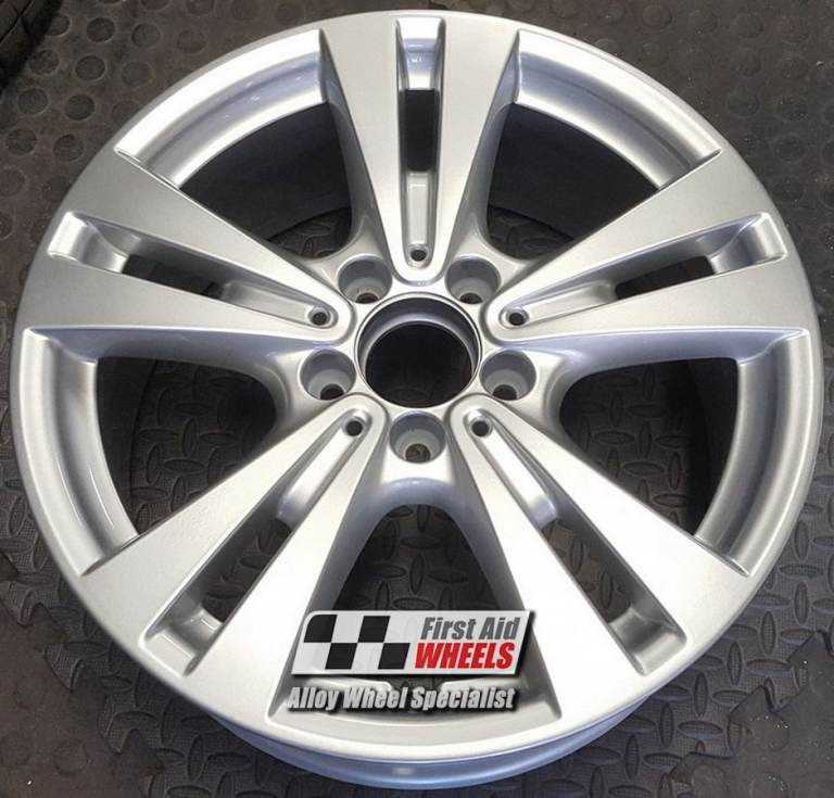 MERCEDES A B CLASS CLA 1X 17'' GENUINE SILVER REFURBISHED ALLOY WHEEL S620S
