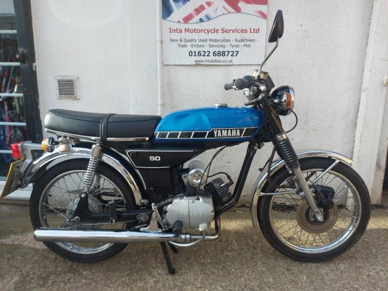 CLASSIC YAMAHA FS1-M DX 2GO 50cc Moped Historic Tax Exempt