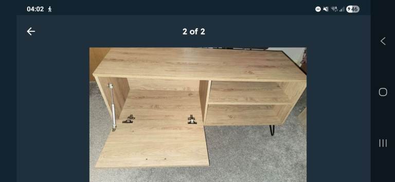 oak tv unit for sale 