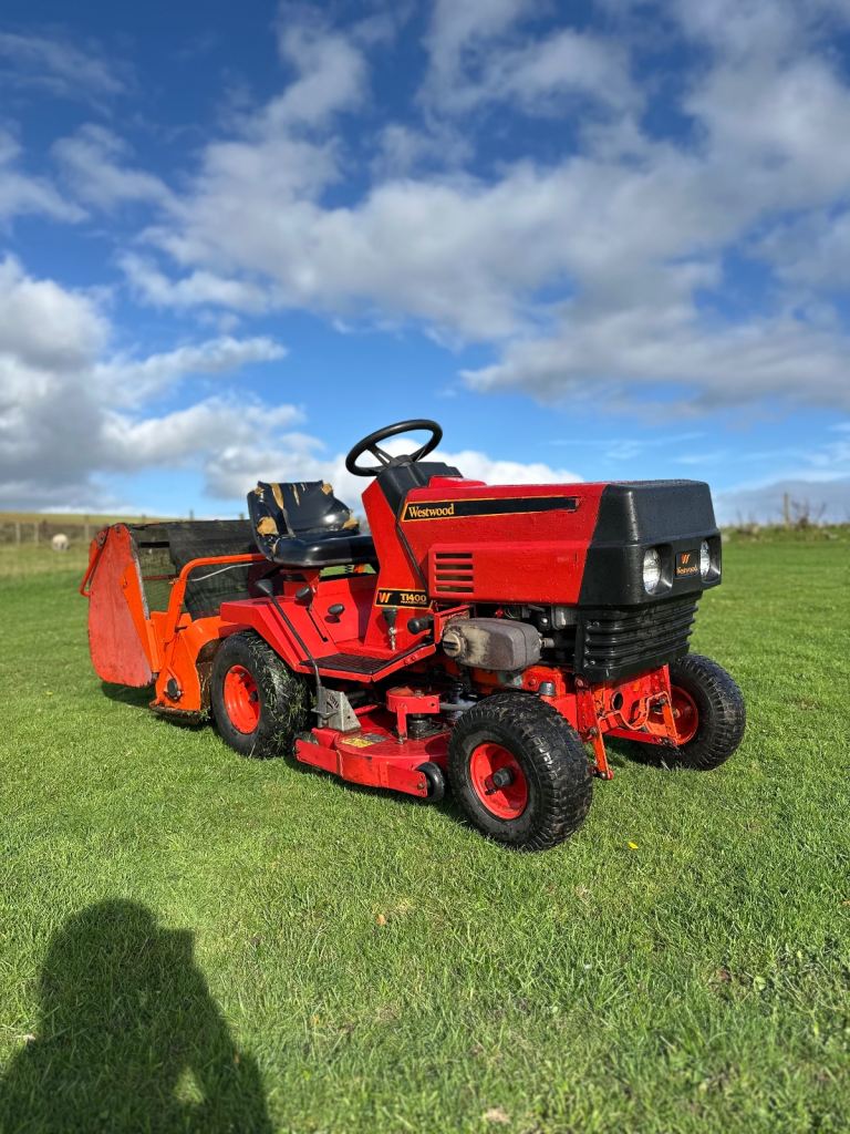 Westwood t1400 ride on mower snow plough lawnmower garden tractor countax mtd lawnflite
