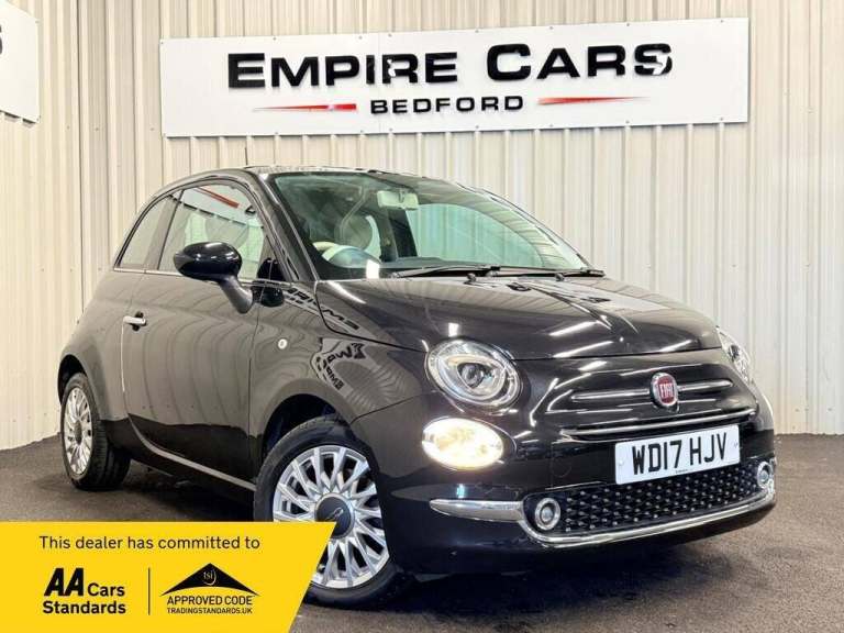 2017 Fiat 500 1.2 Lounge Dualogic Euro 6 (s/s) 3dr Hatchback Petrol Automatic