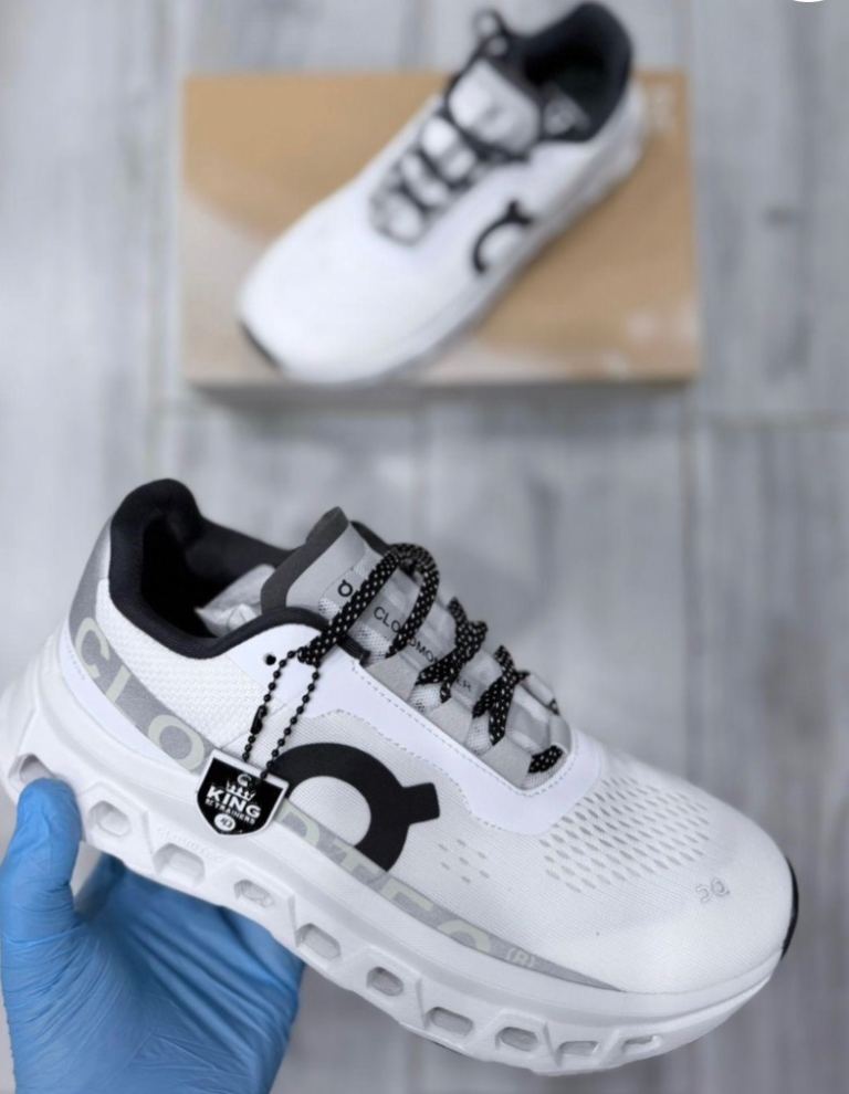 On Cloudmonster Running Shoes – White, Brand New with Tags