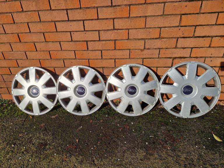4x Genuine Original Ford 16" Wheel Trims