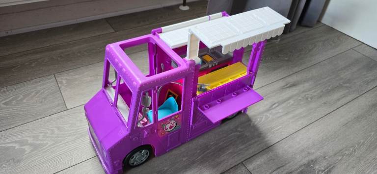 Barbie Fresh 'n' Fun Food Truck - Good Condition, Purple