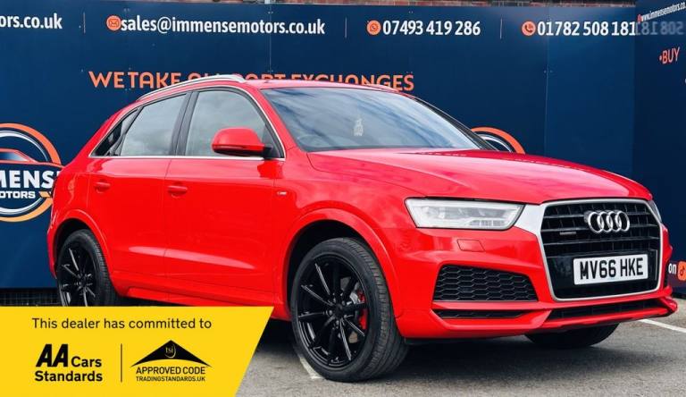 2016 Audi Q3 2.0 TFSI S line Edition SUV 5dr Petrol S Tronic quattro Euro 6 (s/s) (180 p ESTATE P...