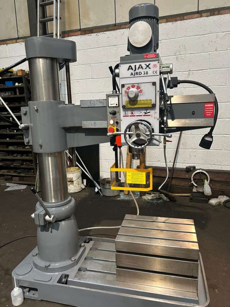 AJAX MODEL AJRD 38 RADIAL ARM DRILLING MACHINE YEAR 2020