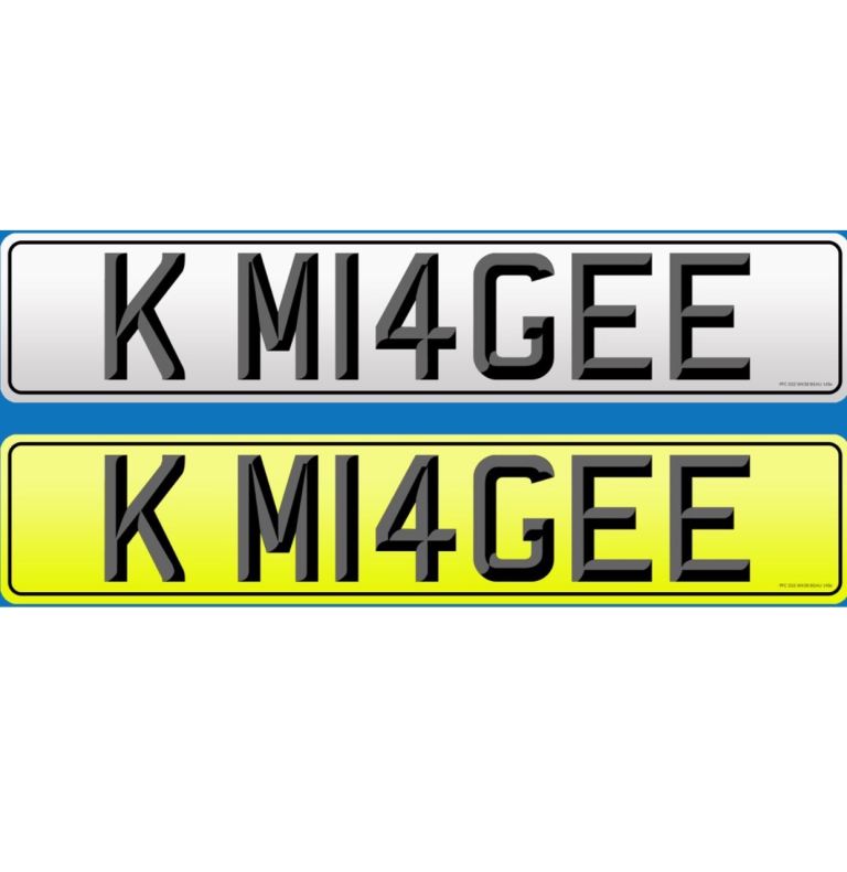 K.MAGEE private cherished number plate, KM14GEE, Magee, MaGee