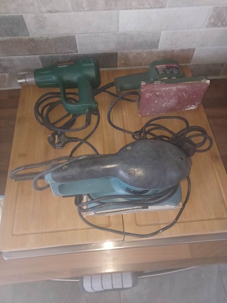Bosch sander  / heat gun 