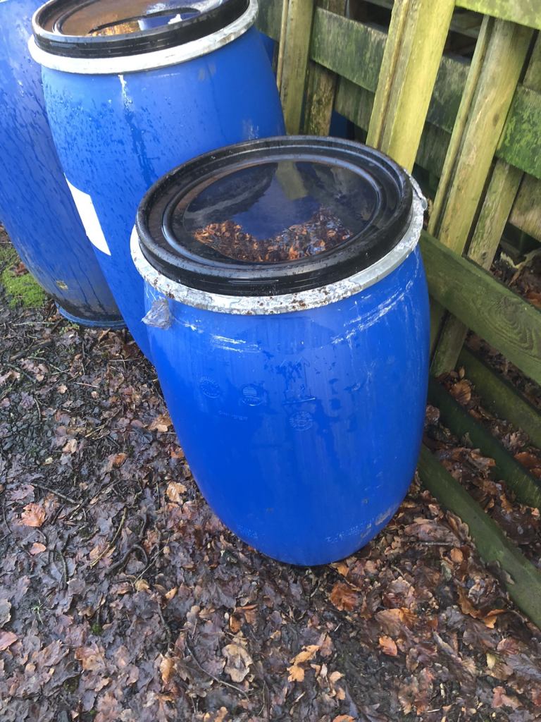 Plastic barrels 
