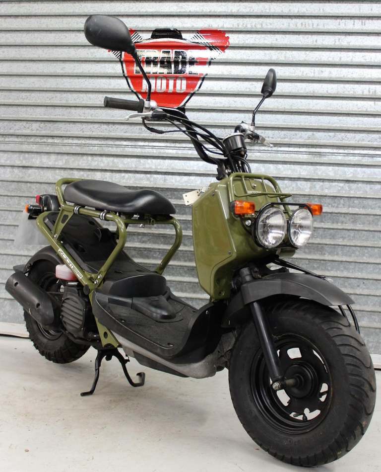 2004 04 HONDA NPS 50 RUCKUS ZOOMER LEARNER LEGAL MOPED GREEN UK REGISTERED 10K