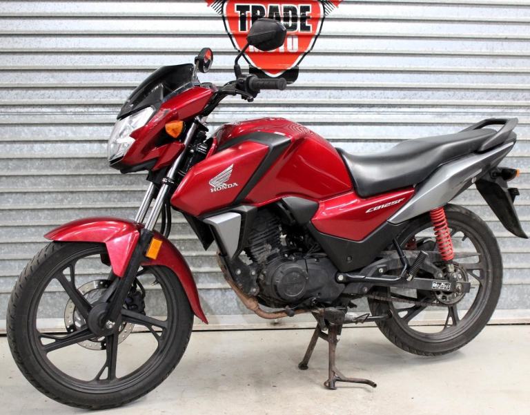 2022 22 HONDA CBF 125 M-M CB 125 F CB125F RED HPI CLEAR TRADE SALE NEW MOT 6K