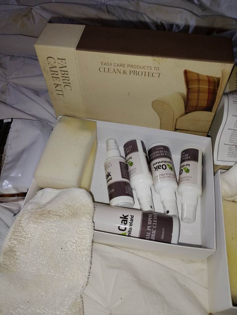 Oak furniture land fabric care kit almost new 