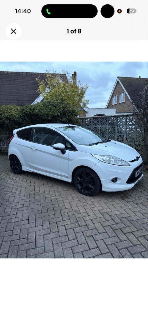 Ford, FIESTA, Hatchback, 2012, Manual, 1596 (cc), 3 doors