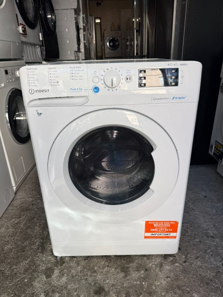 Indesit Innex 8kg 1400 rpm Digital Washer Dryer With Free Delivery 🚚 