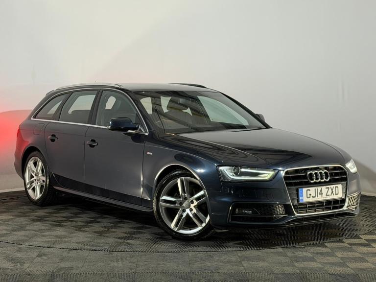 2014 AUDI A4 S LINE 2.0 DIESEL TDI ESTATE 1 PREVIOUS OWNER £165 TAX 60+ MPG