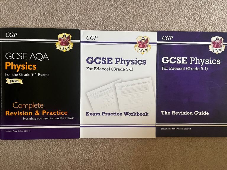 GCSE CGP Physics revision practice workbooks