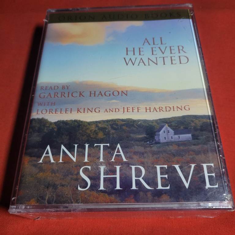 Audio Book ANITA SHREVE All He Ever Wanted on 4 x Cass read by Garrick Hagon NEW SEALED A7