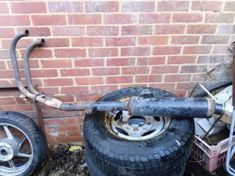 Exhaust for kawasaki suzuki honda