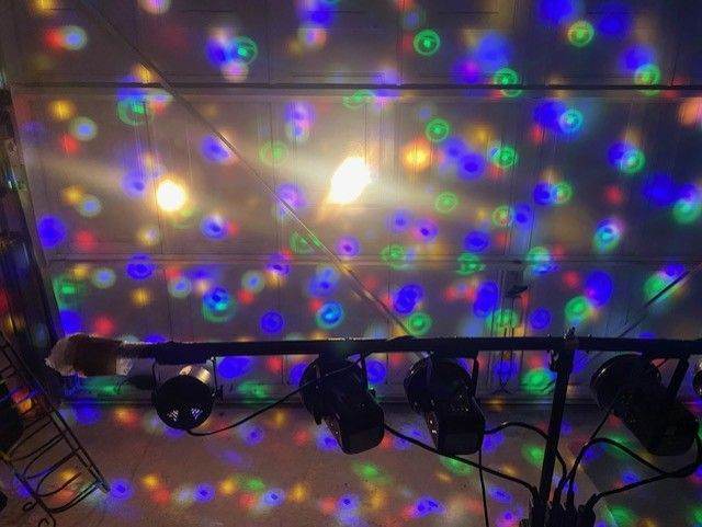 DISCO LIGHTS PACKAGE - 2 x STAND SETS WITH SPOTS AND LED EFFECTS - £130