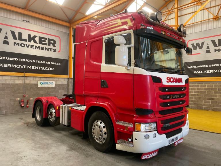 SCANIA R490 *EURO 6* HIGHLINE 6X2 TRACTOR UNIT - 2014 - LD64 ROV