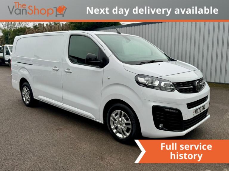 2022 Vauxhall Vivaro 2.0 Turbo D 3100 Sportive L2 H1 Euro 6 (s/s) 6dr PANEL VAN Diesel Manual