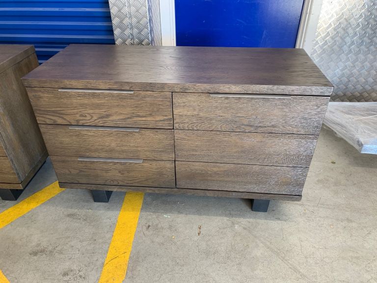 John Lewis Calia Kitchen Dining Lounge Small Solid Dark Oak Sideboard