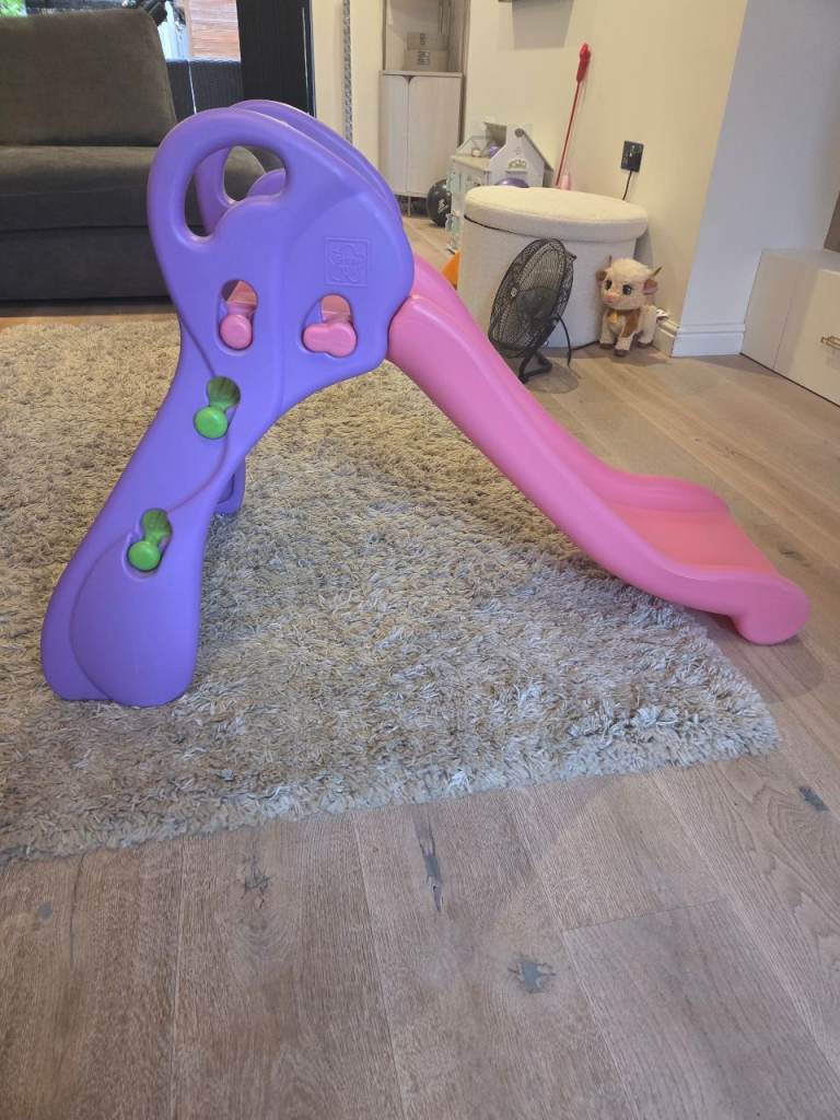 Toddler Slide – Pink and Purple good condition 
