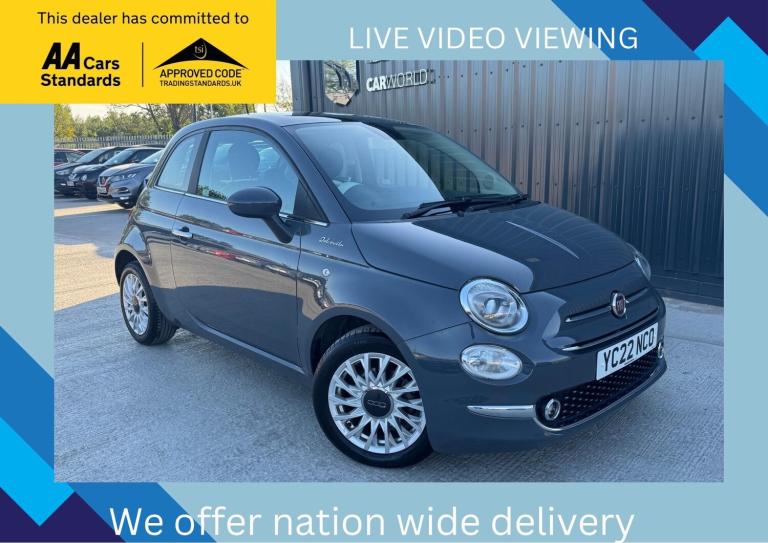 2022 Fiat 500 1.0 Mild Hybrid Dolcevita [Part Leather] 3dr HATCHBACK PETROL Manual