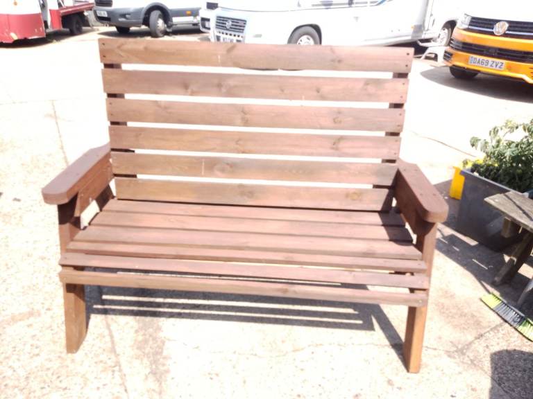 3 seater garden bench, 143cms wide, brand new, free local delivery