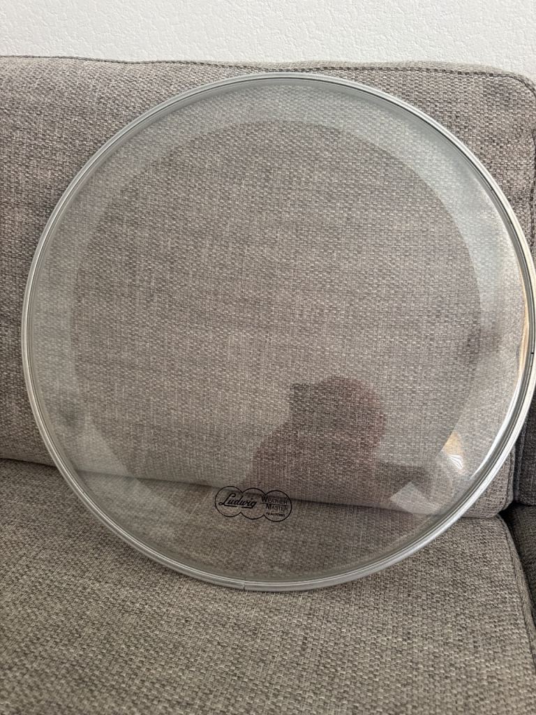 18”Ludwig Weather Master Bass Drum Head Clear 