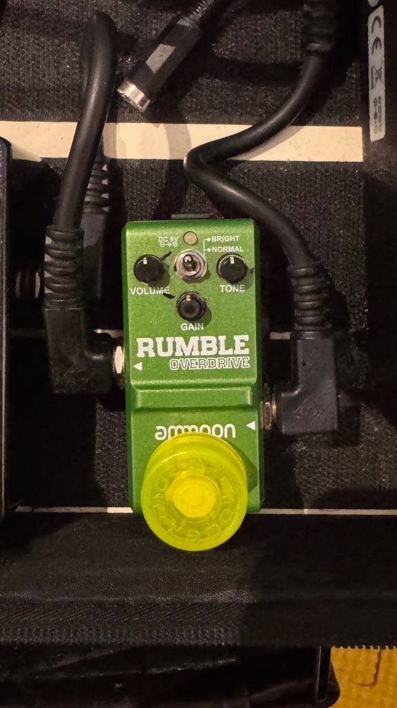 Ammoon Rumble Overdrive Pedal for Guitar/Bass – Good Condition
