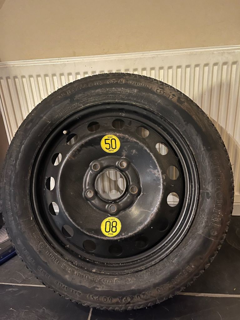 BMW Continental space saver spare wheel