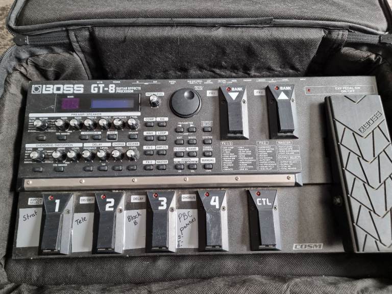 Roland Boss GT8 multi effects pedal
