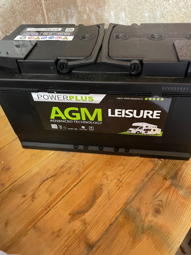 AGM 120ah leisure battery. Brand new. 