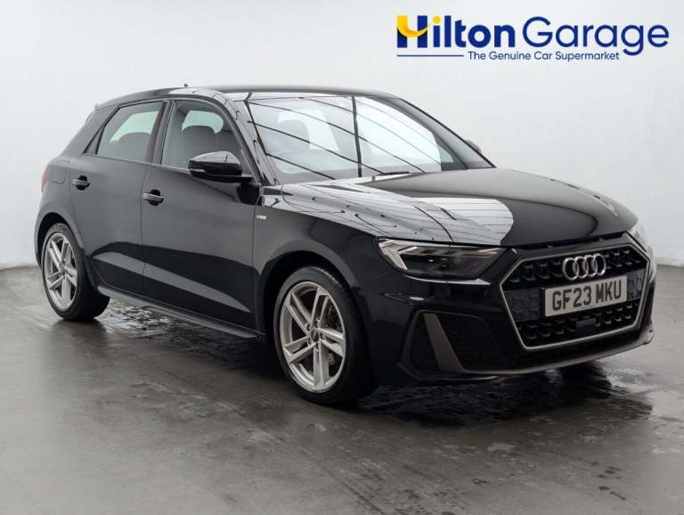 2023 Audi A1 1.0 TFSI 30 S line Sportback 5dr Petrol S Tronic Euro 6 (s/s) (110 ps) BLUE HATCHBAC...
