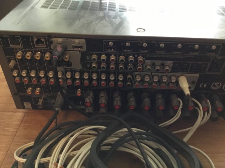 KEF PSW 2000 Subwoofer and Home Cinema Receiver – Good Condition