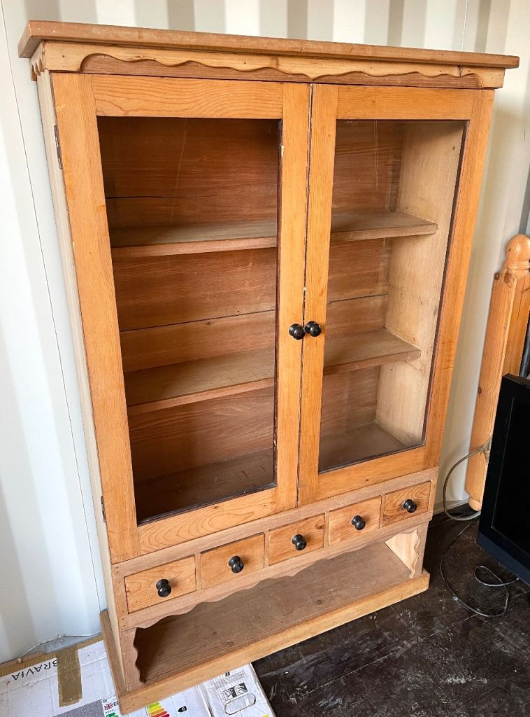 FREE! Solid Wood Display Cabinet