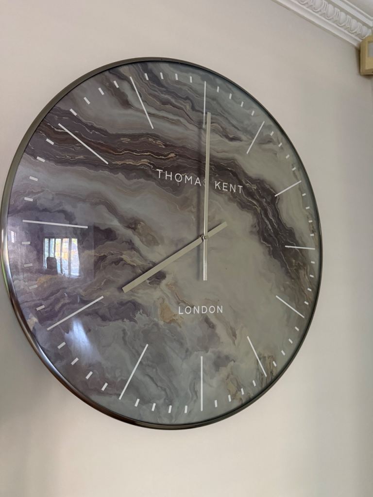 Thomas Kent London Wall Clock – Grey, As New