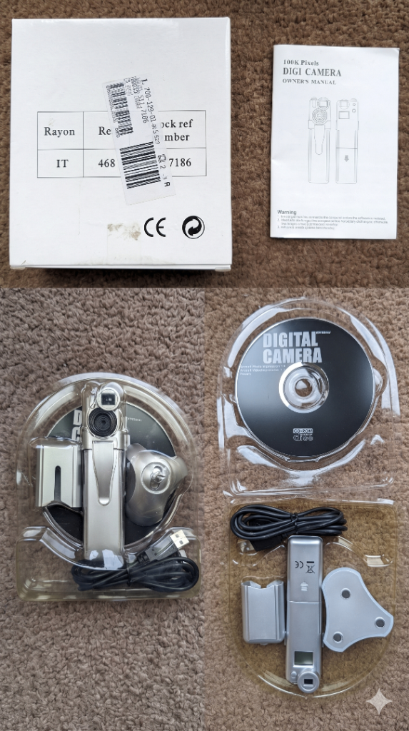 NEW 100K Pixel Digital Camera Early 2000's by Concord Camera's Not Many Left