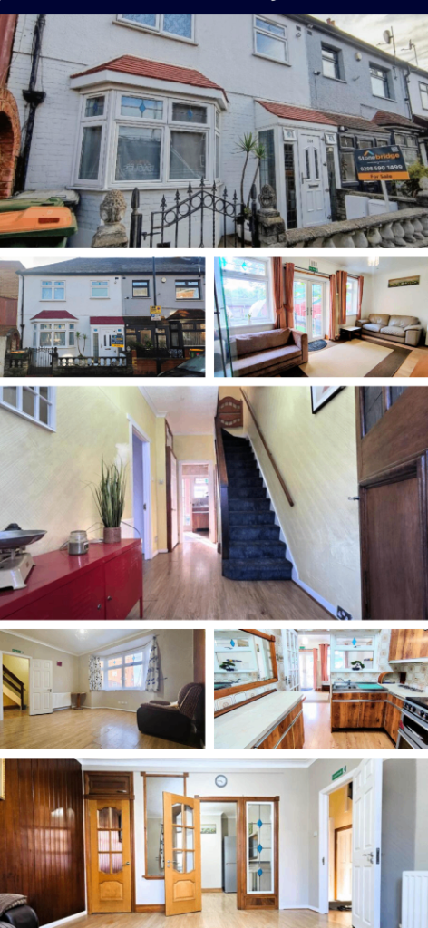 5 Bed large House,with 3 bathrooms  East ham Nr Underground,shopping,Schools & All Amenities