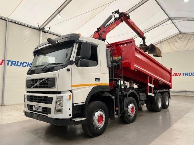 Volvo FM 400 8x4 Steel Tipper Grab Manual 