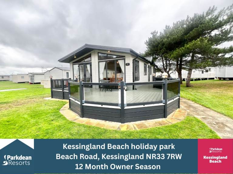 PRE LOVED STATIC LODGE AT KESSINGLAND BEACH HOLIDAY PARK SUFFOLK