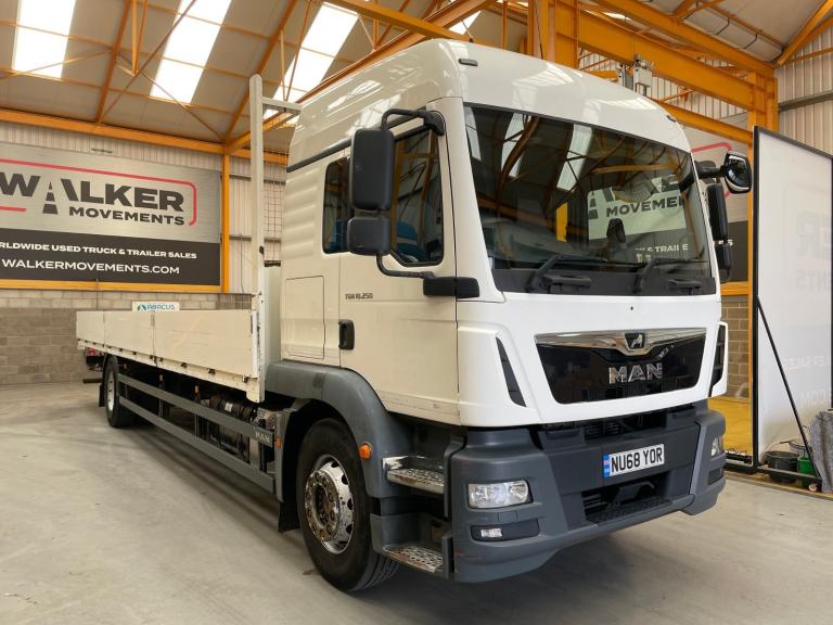 MAN TGM 18.250 *EURO 6* 4X2 DROPSIDE FLATBED - 2018 - NU68 YOR