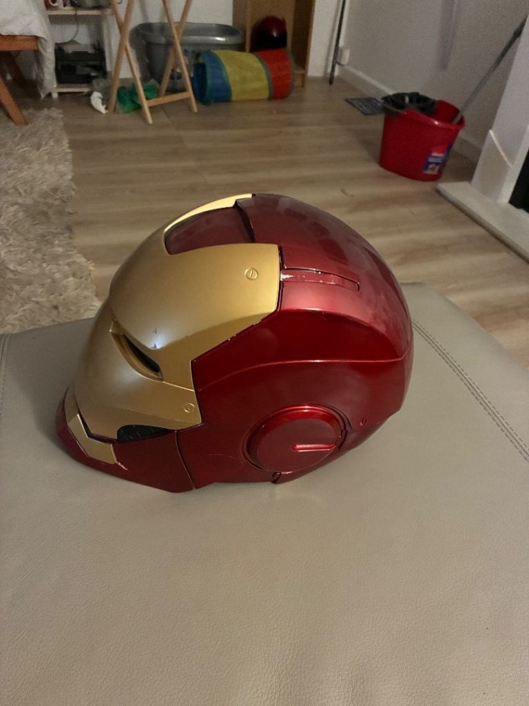 Iron Man Helmet Prop - Light-Up Eyes