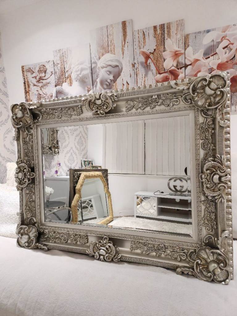 Beautiful ornate large mirror 