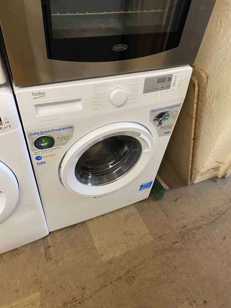🚚✅WHITE BEKO A+++ ENERGY GRADED WASHING MACHINE £125 WE CAN DELIVER. 